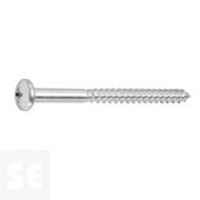 Tornillo Madera Cabeza Redonda Galvanizado 5x60mm. (6u.)