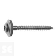 Tornillo con Embellecedor Inox.4,5x4