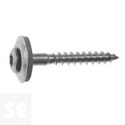 Tornillo con Embellecedor Inox.4,5x35mm. (12u.)
