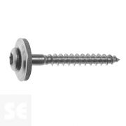 Tornillo con Embellecedor Inox.5,0x40mm. (10u.)