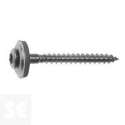 Tornillo con Embellecedor Inox.4,5x50mm. (10u.)