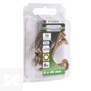 Tornillo de Fijación 6x40mm. Gvz T (8u.)