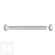 Tornillo Cabeza Hexagonal con Tuerca Cincada  Vz Ph 7080 M5x50 mm (20u.)