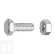 Tornillo Cabeza Hexagonal con Tuerca Cincada Vz Ph 7082 M6x16 mm (30u.)