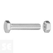 Tornillo Cabeza Hexagonal con Tuerca Cincada  Vz Ph 7087 M6x20 mm (20u.)