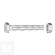 Tornillo Cabeza Hexagonal con Tuerca Cincada Vz Ph 7090 M6x30 mm (15u.)