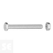 Tornillo Cabeza Hexagonal con Tuerca Cincada  Vz Ph 7094 M6x50 mm (15u.)