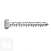 Tornillo Madera 571 Hexagonal Galvanizado 8x60mm. (4u.)