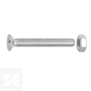 Tornillo Cabeza Avellanada + Tuerca M4x30mm. (12u.)
