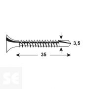 Tornillo Multiuso C.Punta 3,5,