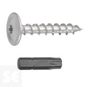 Tornillo Poste Cincado Tx40 8,0x50mm (20u.)