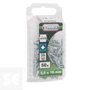 Tornillo Madera Rasgada Galvanizado.2,5x16mm. (50u.)