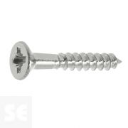 Tornillo Madera Rasgada Galvanizado.2,5x16mm. (50u.)