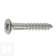 Tornillo Madera Rasgada Galvanizado 3x20mm. (30u.)