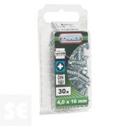 Tornillo Madera Rasgada Galvanizado 4x16mm. (30u.)