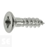 Tornillo Madera Rasgada Galvanizado 4x16mm. (30u.)