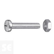 Tornillo Cabeza Redonda Ranura 3x16mm. (20u.)