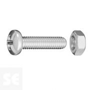 Tornillo Cabeza Redonda Ranura 4x16mm. (16u.)