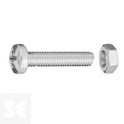 Tornillo Cabeza Redonda Ranura 4x20mm. (16u.)