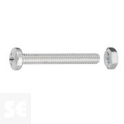 Tornillo Cabeza Redonda Ranura 4x30mm. (10u.)