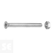 Tuercas Cabeza Avellanada + Tuerca M4x40 mm (10u.)