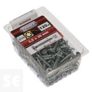 Tornillos Universales Cromados Tx3,5x30 (120u.)