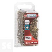 Tornillos Universal Galvanizado Pz 2,5x16 mm (250u.)