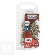 Tornillos Universal Galvanizado 3x12 mm (50u.)