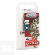 Tornillos Universal Galvanizado 3,5x25mm (20u.)