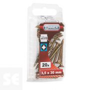 Tornillos Universal Galvanizado 3,5x30 mm (20u.)