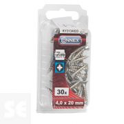 Tornillos Universal Galvanizado 4x20 mm (30u.)