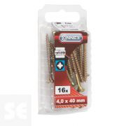 Tornillos Universal Galvanizado 4x30 mm (16u.)