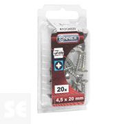 Tornillos Universal Galvanizado 4,5x20 mm (20u.)
