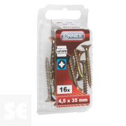 Tornillos Universal Galvanizado Pz 4,5x35 mm (16u.)