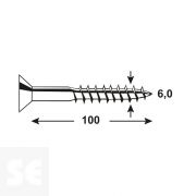 Tornillo Universal Inox A2 6,0