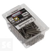 Tornillo Universal Inox A2 Tx 3,0X30 mm (100u.)