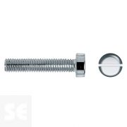 Tornillo Rosca Métrica Din 84 6x30mm. Cincado (6u.)