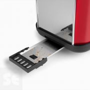 Tostadora Ranura Largas Color Rojo Potencia 220-240v