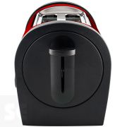 Tostadora Roja Metalizada Tacto Frío 800 w