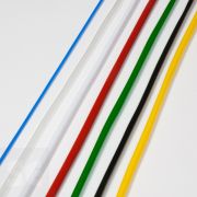 Tubo macarrón de PVC hueco colores