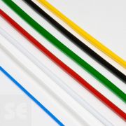 Tubo macarrón de PVC hueco colores