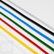 Cordón macarrón macizo de PVC colores