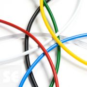 Cordón macarrón macizo de PVC colores