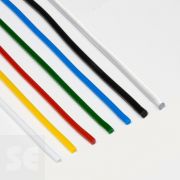 Cordón macarrón macizo de PVC colores