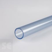 Tubo rígido de PVC transparente