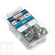 Tuercas 6 Lados Cincado M12 Vz 934 (18u.)