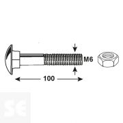 Tuercas Trc 603 Cincha Vz 603 M6x100