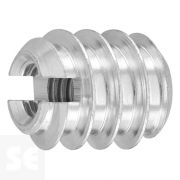 Tuerca espiral galvanizada M5x12 mm (10 uds.)