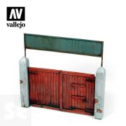 Portón de Madera 15x15 cm