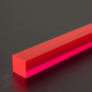 Varilla cuadrada de Metacrilato fluorescente colores
